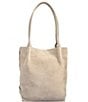 Color:Grey Natural - Image 1 - Oliver Medium Pebble Leather Gold Hardware Tote Bag