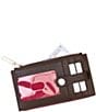 Hammitt 210 West Silver Studded Card Holder, Color:Espresso/Silver - Image 3