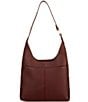Hammitt Tim Medium Pebble Leather Gold Stud Hobo Shoulder Bag, Color:Cherrywood - Image 2