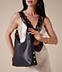 Hammitt Tim Medium Pebble Leather Gold Stud Hobo Shoulder Bag - Image 5