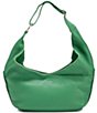 Hammitt Tom Med Zip Brushed Silver Metal Hobo Shoulder Bag,Specials : American Fashion Style Bags On Sale