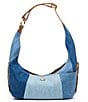 Hammitt Tom Medium Silverlake Denim Hobo Bag - Image 1