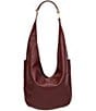 Hammitt Tom Brushed Gold Hobo Shoulder Bag, Color:Cherrywood - Image 2