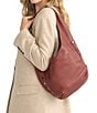 Hammitt Tom Zip Shoulder Hobo Bag, Color:Baroque Brown/Gunmetal - Image 4