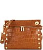 Hammitt Tony Signature Crocodile Embossed Medium Crossbody Bag,New Products : American Fashion Style Bags On Sale