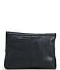 Color:Black/Gunmetal/Red Zipper - Image 2 - VIP Black Fold-Over Large Crossbody Bag