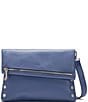 Color:Bungalow Blue/Brushed Silver - Image 1 - VIP Large Silver Hardware Crossbody Bag