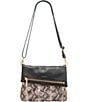 Hammitt VIP Medium Studded Contrast Snake Print Leather Crossbody Bag, Color:Contrast Snake/Brushed Gold - Image 4