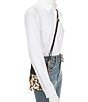 Hammitt VIP Mobile Giraffe Print Mobile Crossbody Bag, Color:Giraffe/Brushed Gold - Image 5