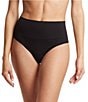 Color:Black - Image 1 - Body Mid-Rise Thong