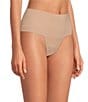 Color:Taupe/Black/Bliss - Image 4 - Breathe Soft High-Rise Thong 3-Pack