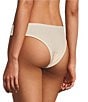 Color:Pearl-Marshmallow/Dried Cherry-Damson Plum/Black - Image 2 - Move-Calm Natural Rise Thong 3-Pack