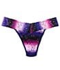 Color:Before Sunset - Image 3 - Ombre Print Original Rise Lace Thong