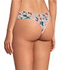 Hanky Panky Original Rise Thongs 3-Pack, Color:Merlot/Peach/Buy Myself Flowers - Image 6