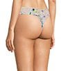 Color:Cannes You Believe It - Image 2 - Printed Original Rise Lace Thong