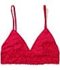 Hanky Panky Signature Lace Lined Bralette, Color:Beet Juice - Image 3