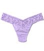 Color:Wisteria - Image 3 - Signature Stretch Lace Low Rise Thong