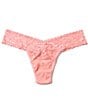 Color:Snapdragon Peach - Image 3 - Signature Stretch Lace Low Rise Thong