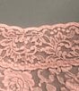 Hanky Panky Signature Stretch Lace Original Rise Thong, Color:Pretty in Peach - Image 3