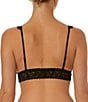 Color:Black - Image 2 - Signature Lace Padded Crossover Bralette