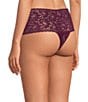 Hanky Panky Signature Lace Retro Thong, Color:Sugar Plum - Image 2