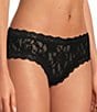 Color:Black - Image 1 - Signature Lace V-Front Cheeky Panty