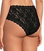 Color:Black - Image 2 - Signature Lace V-Front Cheeky Panty