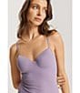 Hanro Allure Bra Sweetheart Neck Camisole, Color:Dried Hortensia - Image 5
