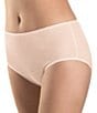 Color:White - Image 1 - Cotton Seamless High Waist Full Briefs