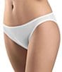 Hanro Cotton Seamless Hi-Cut Panty, Color:White - Image 1