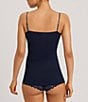 Color:Deep Navy - Image 2 - Moments Fine Ribbed Lace Cami
