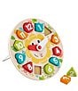 Hape Chunky Clock Puzzle Toy, Color:Multicolor - Image 1