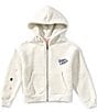 Happy Camp3r Big Girls Dalmatian Zip Up Hoodie - Image 2