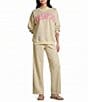 Happy Camp3r Coordinating Floral Print Mock Neck Long Sleeve Pullover - Image 3