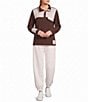 Happy Camp3r Espresso Speckle Henley Pullover - Image 3