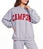 Happy Camp3r Mock Neck Pullover Coordinating Sweatshirt - Image 1