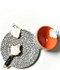 Happy Everything! Halloween Ghost Embellishment Plate, Bowl & Spreader Set - Image 1