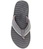 Color:Charcoal - Image 5 - Men's Brazos II Flip Flop Sandals