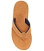 Color:Tan - Image 5 - Men's Pier Flip Flop Sandals