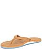 Color:Tan/Dusty Blue - Image 4 - Women's Fields Colorblock Flip Flops