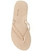 Color:Sand - Image 5 - Women's Meadows Leather Flip Flops