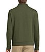 Color:Olive Heather - Image 2 - Autumnal Equinox Collection Long Sleeve Quarter-Zip Solid Pullover