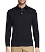 Color:Dark Navy - Image 1 - Autumnal Equinox Collection Long Sleeve Solid HartSoft Polo