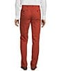 Color:Autumn Leaf - Image 2 - Autumnal Equinox Collection Stretch Waistband Flat Front Chino Pants