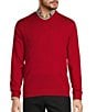 Color:Red - Image 1 - Big & Tall Long Sleeve V-Neck Merino Wool Sweater