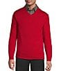 Hart Schaffner Marx Big & Tall Merino Wool V-Neck Sweater - Image 5