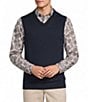 Hart Schaffner Marx Big & Tall Merino Wool Vest - Image 1