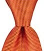 Color:Orange - Image 1 - Big & Tall Oxford Solid Traditional Silk Tie