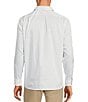 Color:White - Image 2 - Botanica Collection Long Sleeve Geo Print Sport Shirt