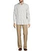 Color:White - Image 3 - Botanica Collection Long Sleeve Stripe Sport Shirt